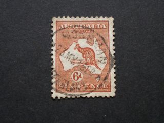 Australia 1929 6d Kangaroo With Mossman Postmark photo