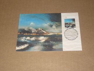 Modern Postcard Aat Antarctic Lanscapes Card 1 39c 14.  6.  89 photo