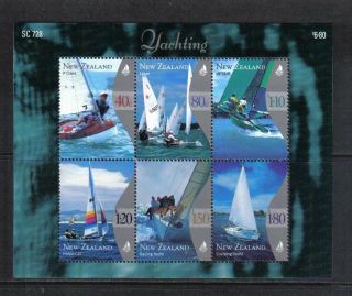Zealand 1999 Yachting/sailing Ss - - Attractive Sports/ship Topical (1620a) photo