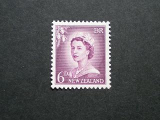 Zealand 1955 6d Sg 750 photo