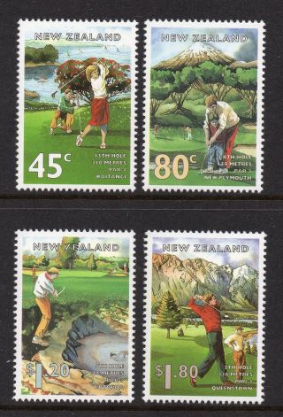 Zealand 1995 Golf Courses Sg 1861 - 1864 Unmounted photo