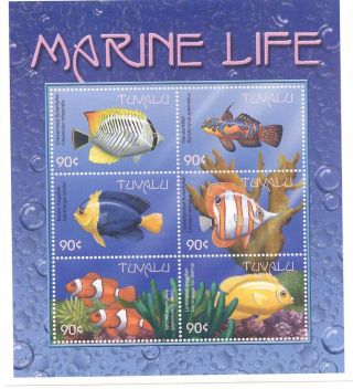 Tuvalu 2000 Marine Life Scott 823 Miniature Sheet photo