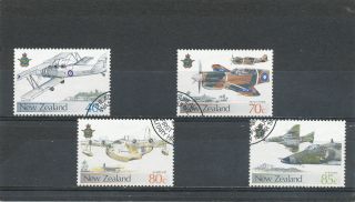Zealand 1987 50th Anniversary Of The Airforce Issue Sg1423 - 1426 Fu photo