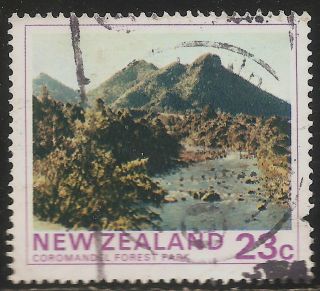 1975 Zealand: Scott 580 - Forest Park Scenes (23¢ Value) - Postally photo
