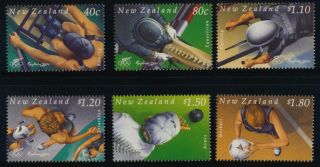 Zealand 1666 - 71 Sports,  Summer Olympics,  Cyclin photo