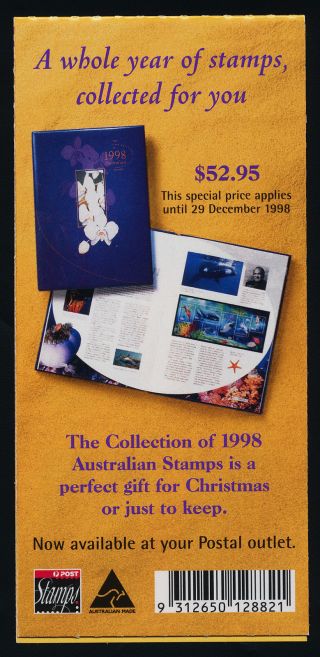 Australia 1716a Philatelic Booklet Christmas photo