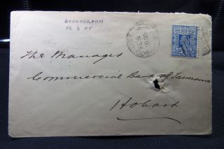 Old Envelope Two Pence Stamp 1905 Australia South Wales photo