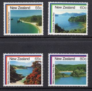 Zealand 1986 Coastal Scenery Sg 1395 - 1398 Unmounted photo