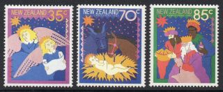 Zealand 1987 Christmas Sg 1437 - 1439 Unmounted photo