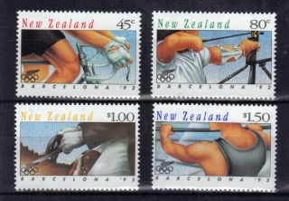 Zealand 1992 Olympic Games 4v Unmounted Sg1670 - 1673 Re:y217 photo
