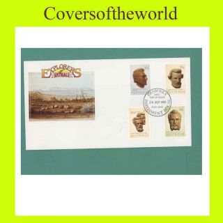 Australia 1983 Explorers,  Parlament Hse First Day Cover photo