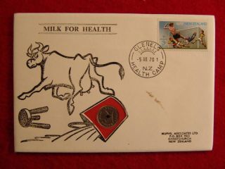 Nuphil Ph - 7 N.  Z.  1970 Fdc Health Stamp W/ 