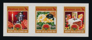 Zealand 1985b Christmas Cake,  Flowers,  Cards,  Food,  Candle photo