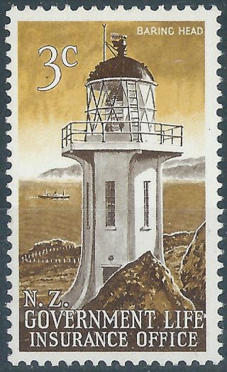 Zealand.  1969/77.  Life Insurance.  Lighthouse. .  (2855) photo