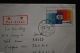 China Prc Jf8 Stamped Envelope - Registered To Singapore 1987.  4.  24 Asia photo 2