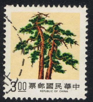 China.  Taiwan.  1989.  Pine Tree.  Sg1845.  $3.  Stamp.  Never Hinged. photo