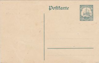 China - 1905 2c Green Kiautschou German Colony Postal Stationery Postcard photo