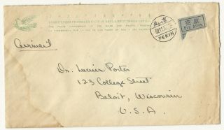 Cover,  People ' S Republicof China To Beloit,  Wis.  1952. photo