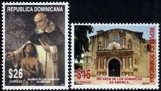 Dominican Order In The Americas 500th Anniv. ,  Monastery,  Monk Sc 1493 - 4 2010 photo