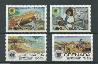 Grenada - 1983 - Sg1242 To Sg1245 - Cv £ 1.  65 - Unmounted photo