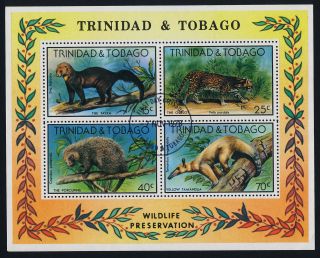 Trinidad & Tobago 295a - Animals - Wildlife Preservation photo