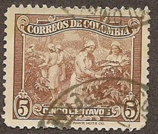 Colombia Scott 469,  Coffee Picking, ,  1939 photo
