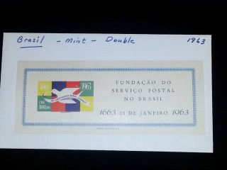 Brazil Commemorative Postage Stamp Brasil 1663 - 1963 photo