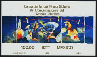 Mexico 1389 Space Shuttle,  Satellite,  Communications photo