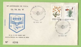Argentina 1987 50th Anniversary Of U.  S.  C.  A,  Scout Cancel Commemorative Cover photo