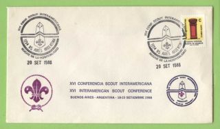 Argentina 1988 20 Sep.  Interamerican Scout Conference Commemorative Cover photo