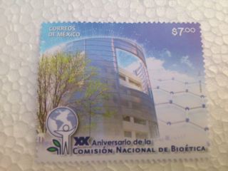 Mexico Stamp 2012 20th Anniversary Comision Nacional Bioetica,  Mexican Filatelia photo