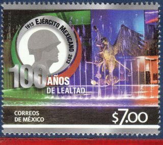 13 - 33 Mexico 2013 - Mexican Army (3rd Issue),  Cent. ,  Sculture,  Military, photo