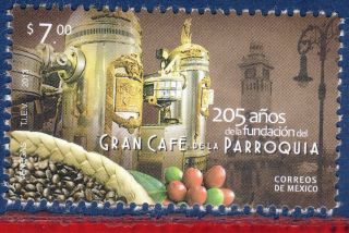 13 - 27 Mexico 2013 - Grand Cafe De La Parroquia,  205th Anniv. ,  Coffee, photo