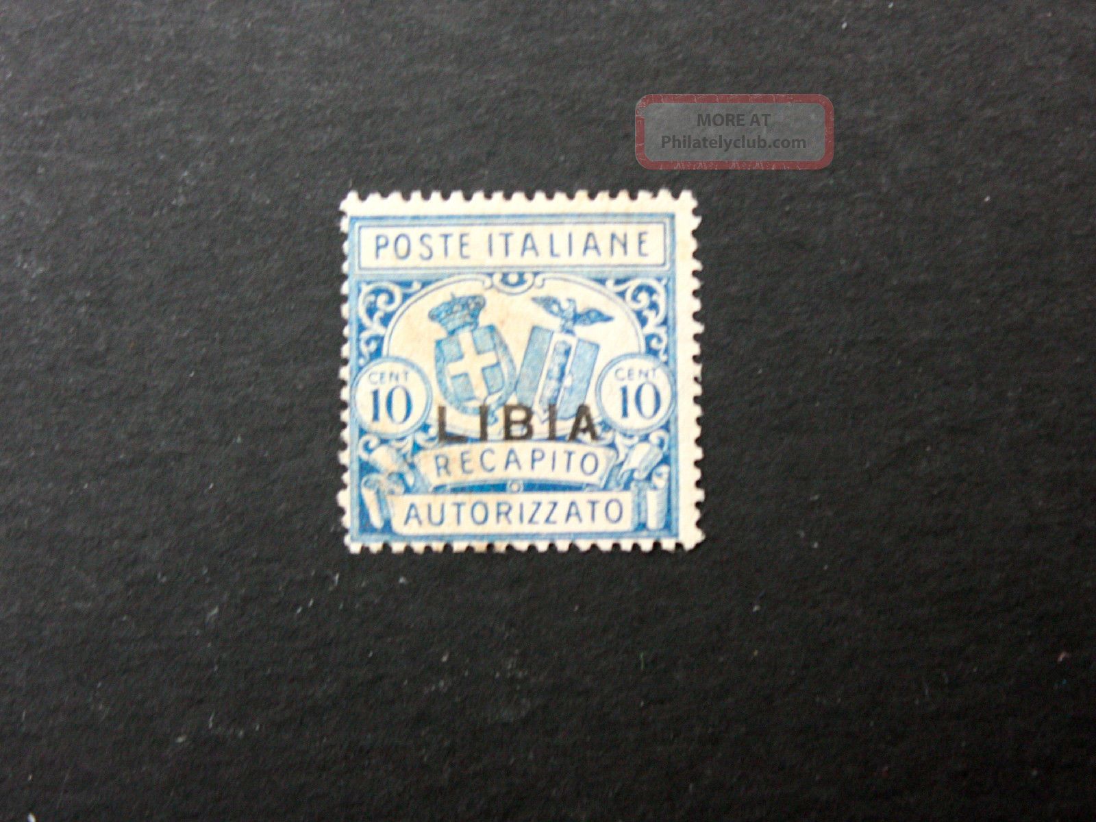 Italy/libya (colony) Sott.  Ey1,  Authorized Delivery Stamp, ,  Cat.  $50 Europe photo