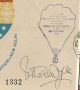 India Indipex - 73 Air Mail Day Balloon Flight Flown Cover Signed Pilot V.  P.  Gupta Worldwide photo 2