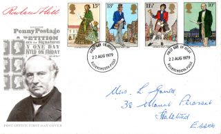 22 August 1979 Sir Rowland Hill Post Office First Day Cover Bournemouth Fdi photo
