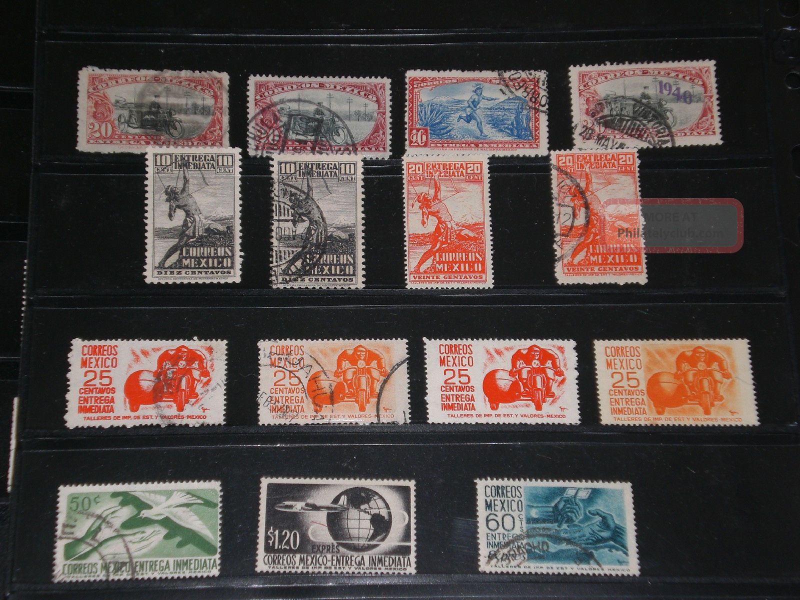 Mexico Stamp Special Delivery Sc E3,  E7,  E13 + More F/u/mh Worldwide photo