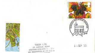 14 September 1993 Autumn First Day Cover Windsor Philatelic Counter Shs photo