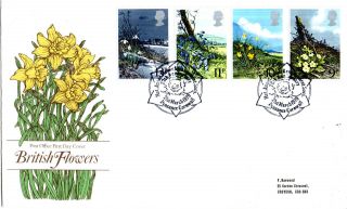 21 March 1979 Spring Flowers Post Office First Day Cover Penzance Cornwall Shs photo