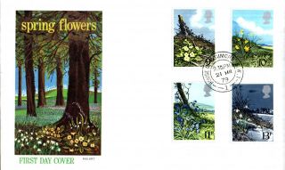 21 March 1979 Spring Flowers Philart First Day Cover House Of Commons Sw1 Cds photo