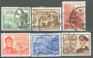 Norway,  938,  Sc 182,  1947,  Sc 280 - 282,  284,  289,  Navy Commanders, photo
