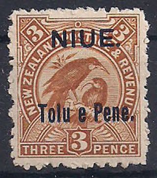Niue - 1903 Bird Mlh - Vf 8 photo
