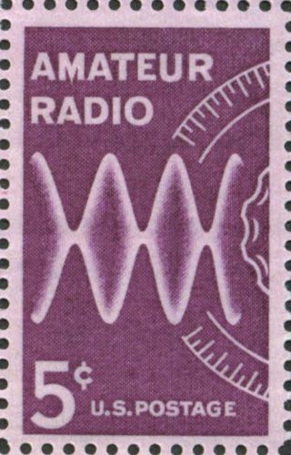 Usa 1964 5c American Amateur Radio Relay League In Alaska Earthquake 1260 photo