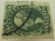 35,  Washington 10c Green,  1857,  Type V.  W/ Black Cancel United States photo 2