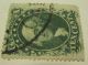 35,  Washington 10c Green,  1857,  Type V.  W/ Black Cancel United States photo 8