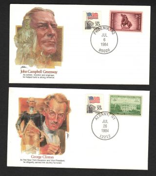Two Postal History Proudest Americans Of The 50 States United States Cachet Env photo