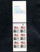 Oddlots: Us Booklet Bk139,  M,  20¢ Flag Over Supreme Court,  Vending Bklt Of 6 Back of Book photo 1