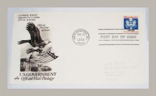Ruth5522 (53) First Day Cover - U.  S.  Government Official (business) Mail Postage photo