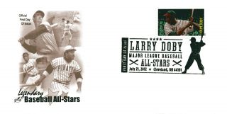 4695 Larry Doby,  Artcraft,  Pictorial,  Fdc photo