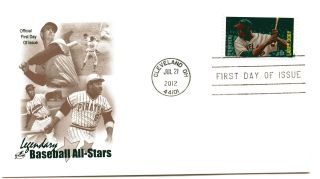 4695 Larry Doby,  Artcraft,  (brown),  Fdc photo